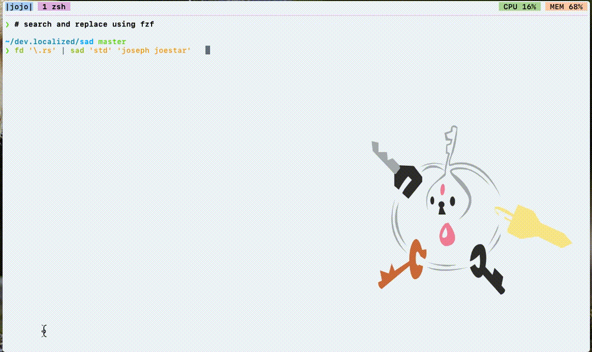 Previewing and selectively applying replacements with fzf integration